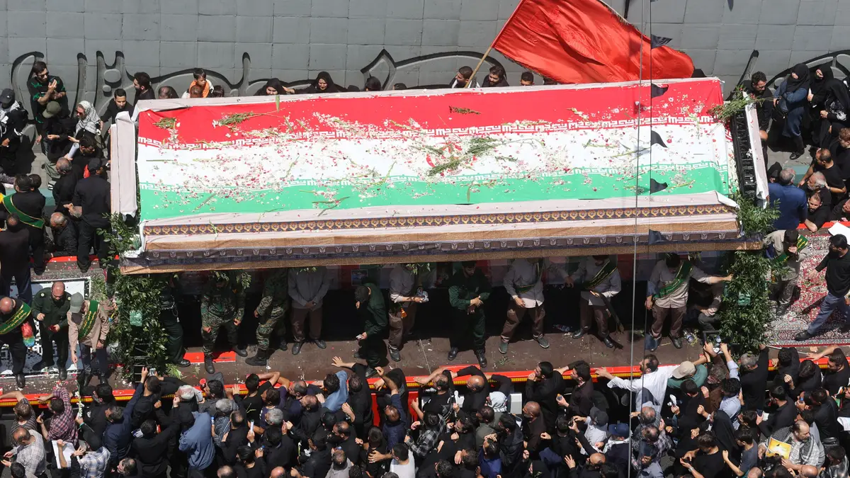 Funeral de Ebrahim Raisi, no Irão