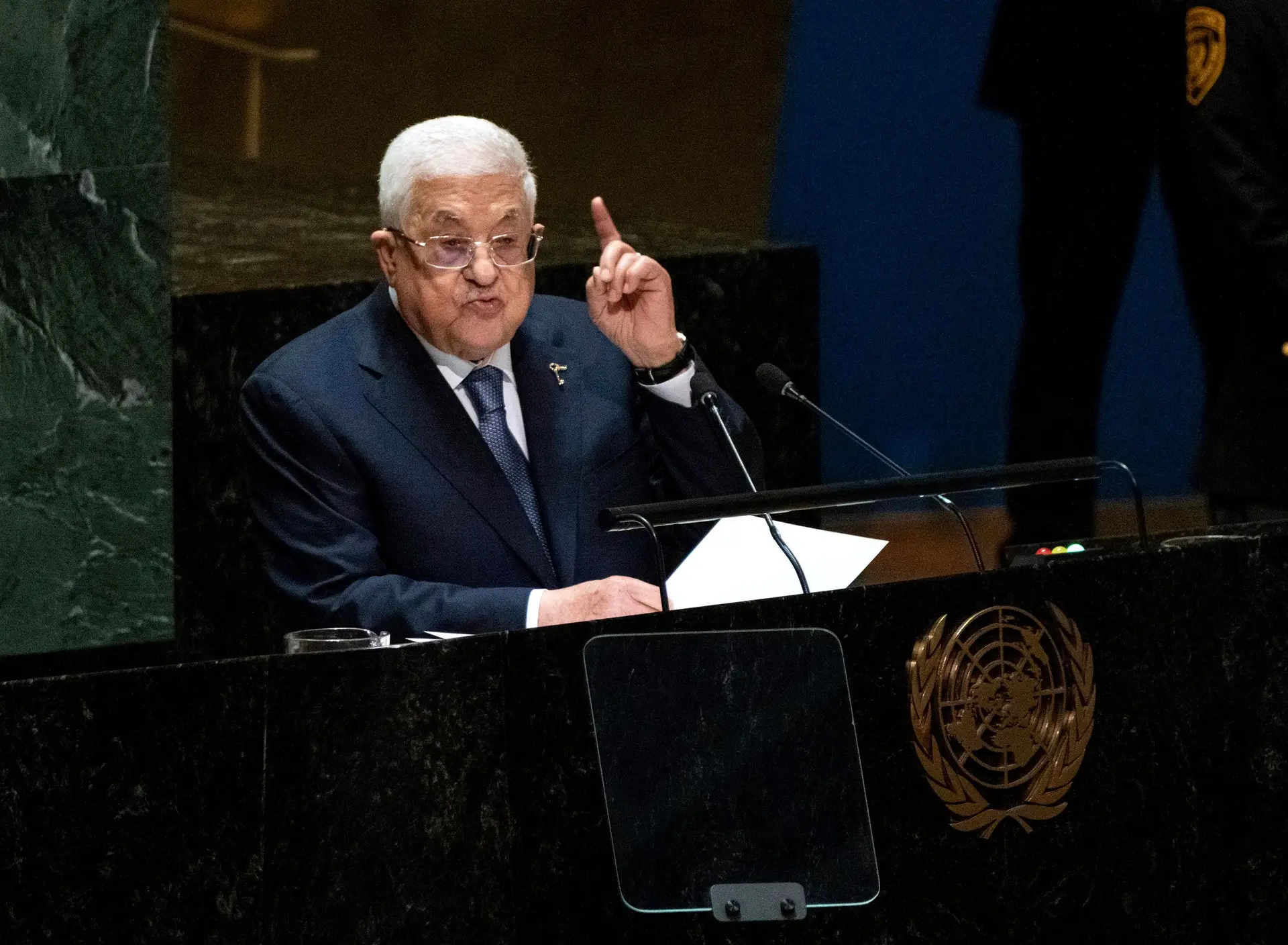 Mahmoud Abbas, Presidente palestiniano.