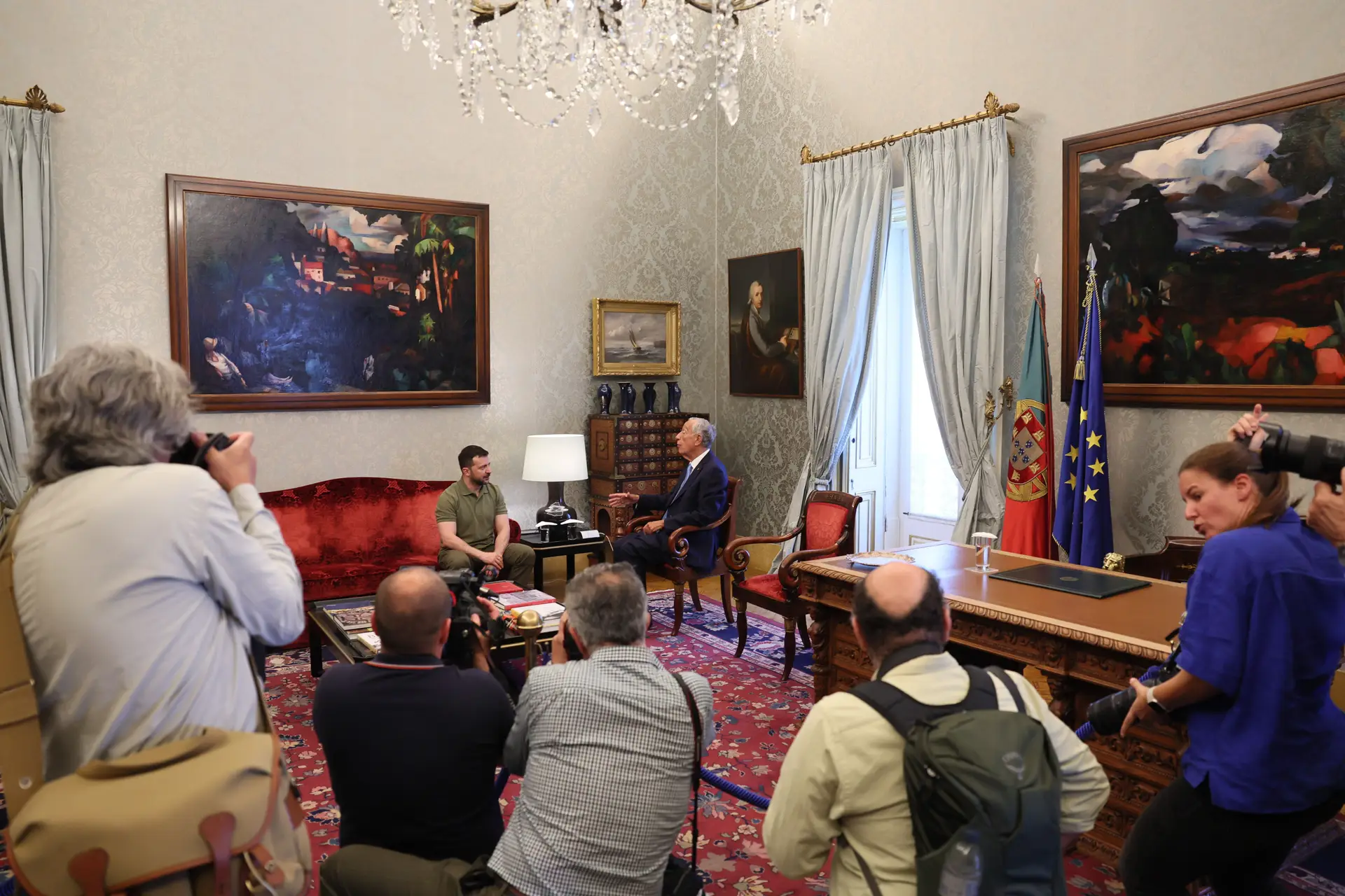 Seis horas e um acordo para 10 anos: assim foi a visita de Zelensky a Portugal