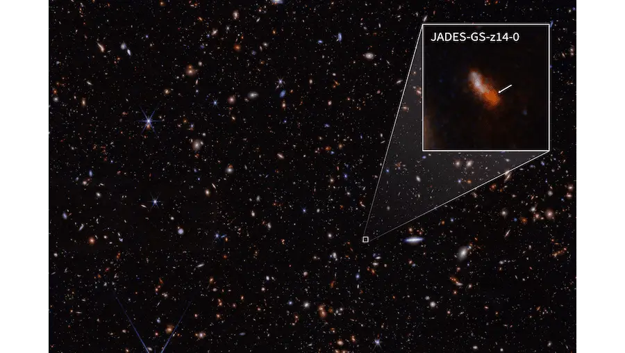 El telescopio James Webb bate su propio récord y detecta una galaxia nunca antes descubierta