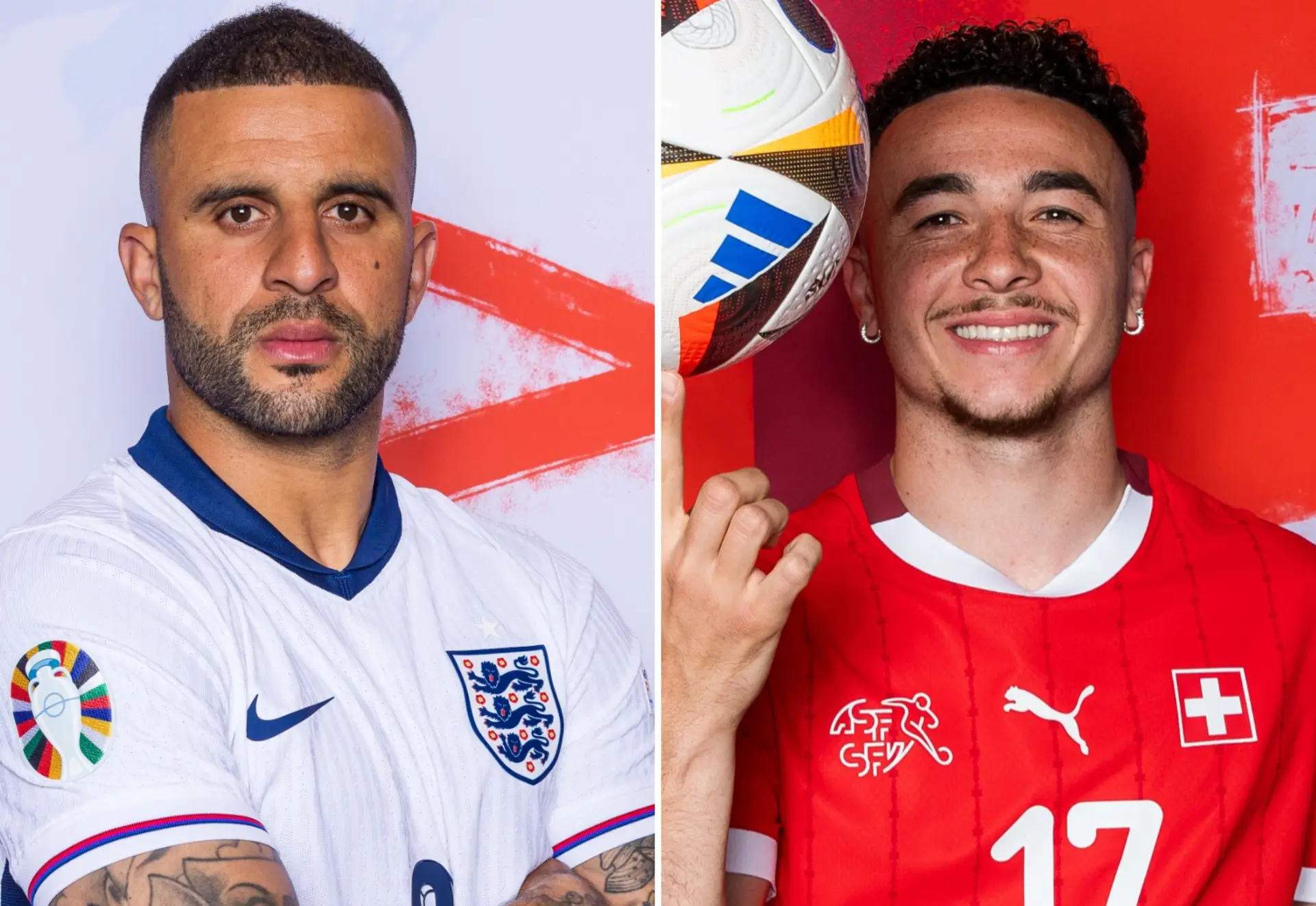 Kyle Walker e Ruben Vargas