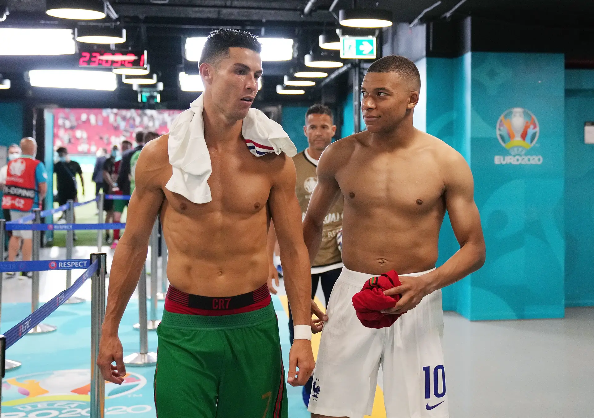 Cristiano Ronaldo e Kylian Mbappé