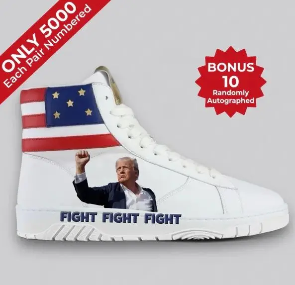 Empresa de Trump vende sapatilhas com imagem do ataque