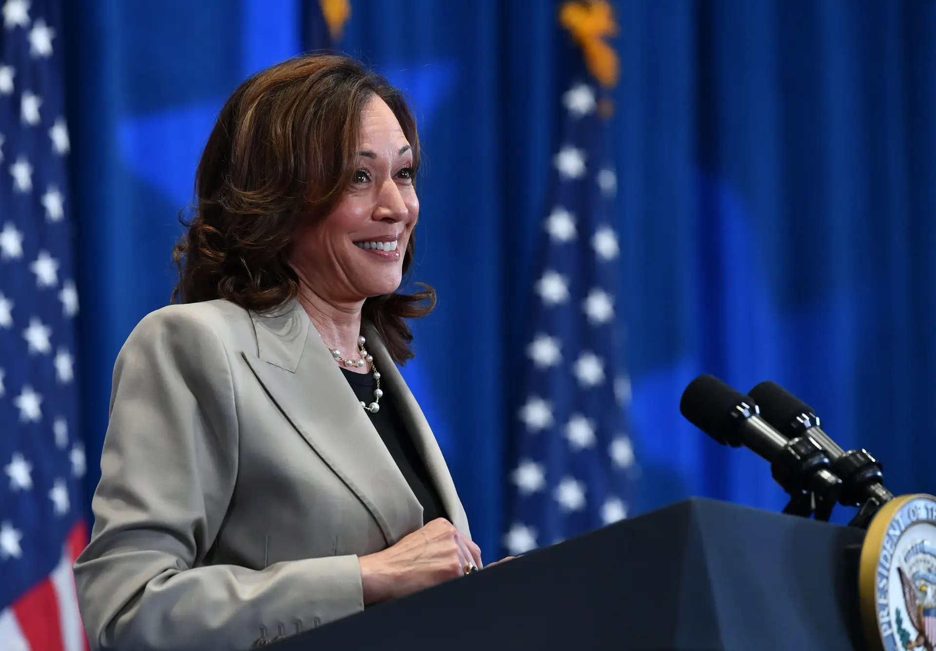 Poll: Most Democrats Think Kamala Harris Would Make a Good President