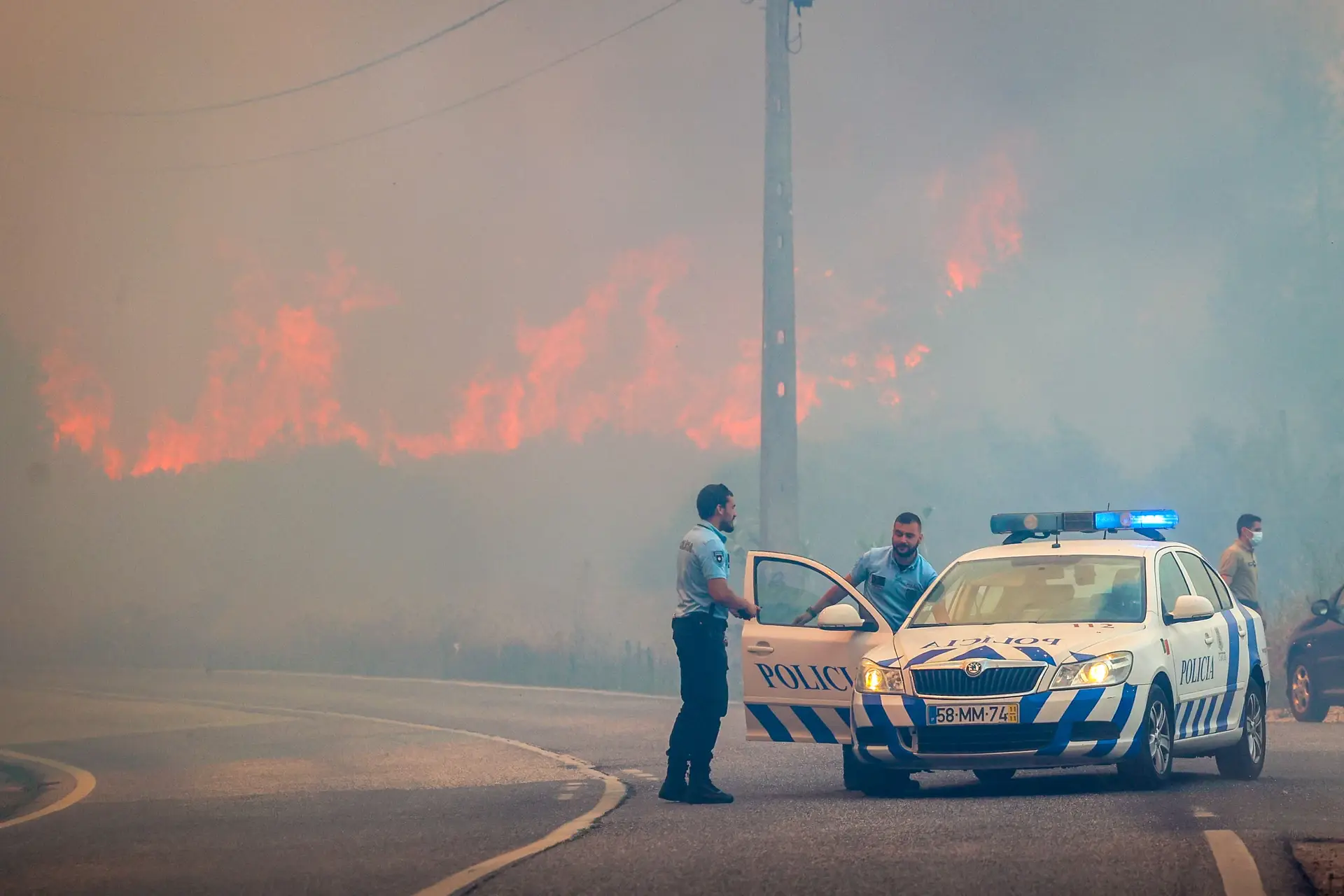 Proteção Civil alerta para aumento do risco de incêndio rural devido ao calor