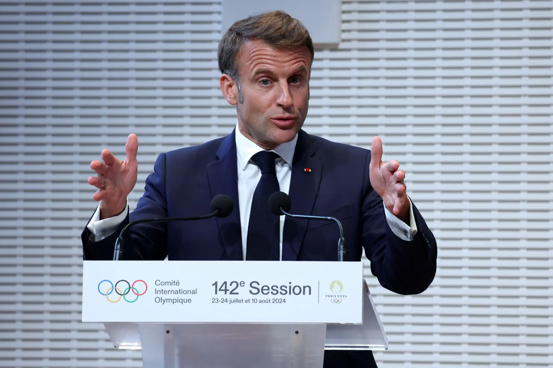 Macron diz que Jogos Olímpicos em Paris são “a aventura de toda uma nação"