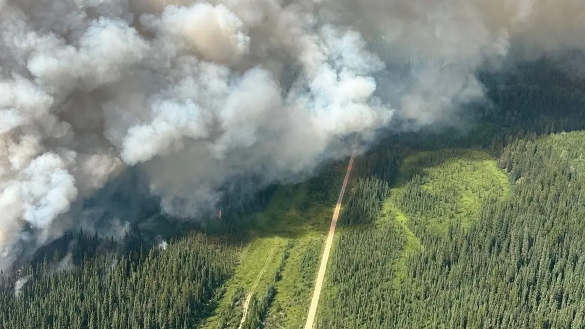 Incêndio no Jasper National Park