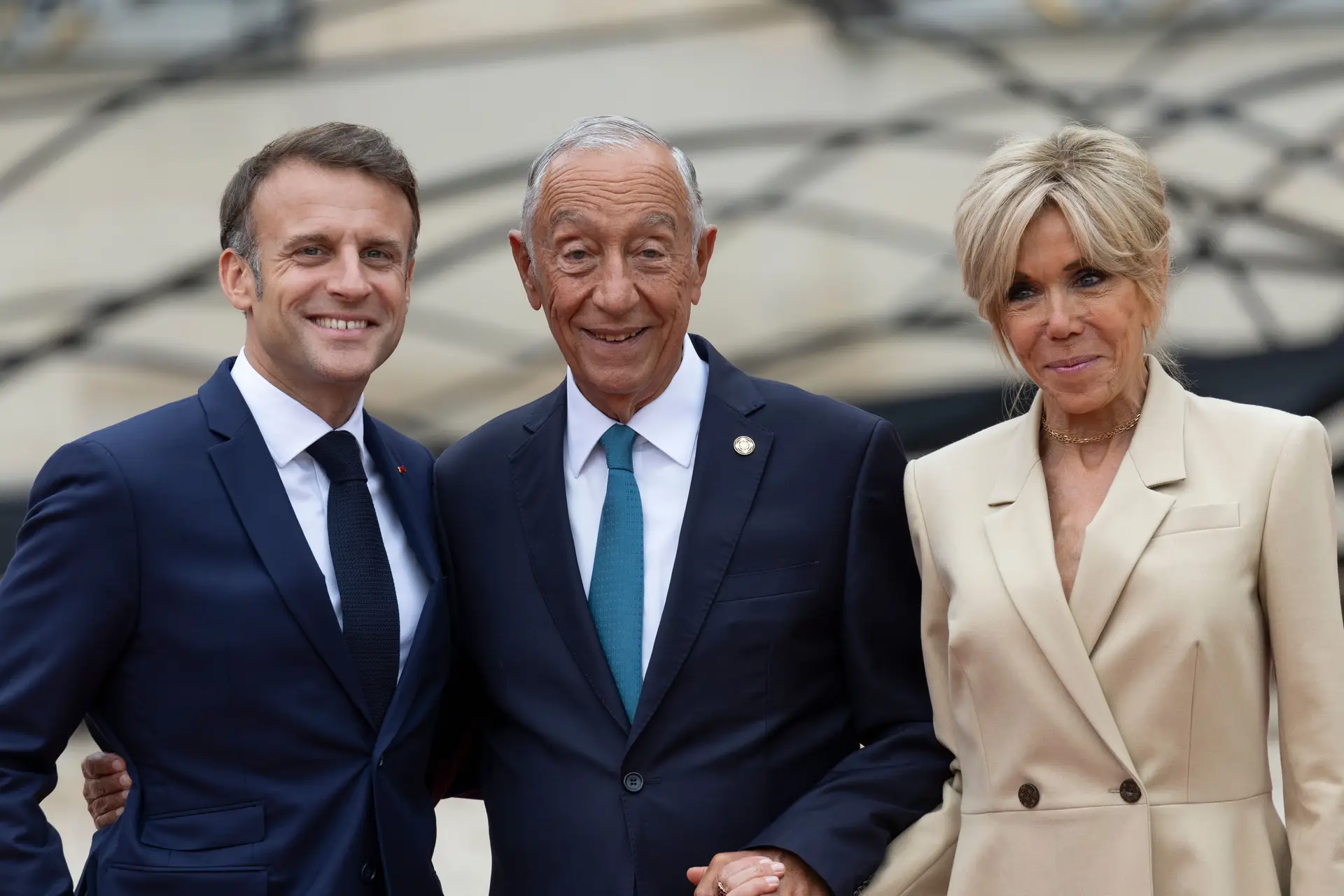 Paris 2024: Marcelo recebido por Macron antes da cerimónia de abertura dos Jogos Olímpicos