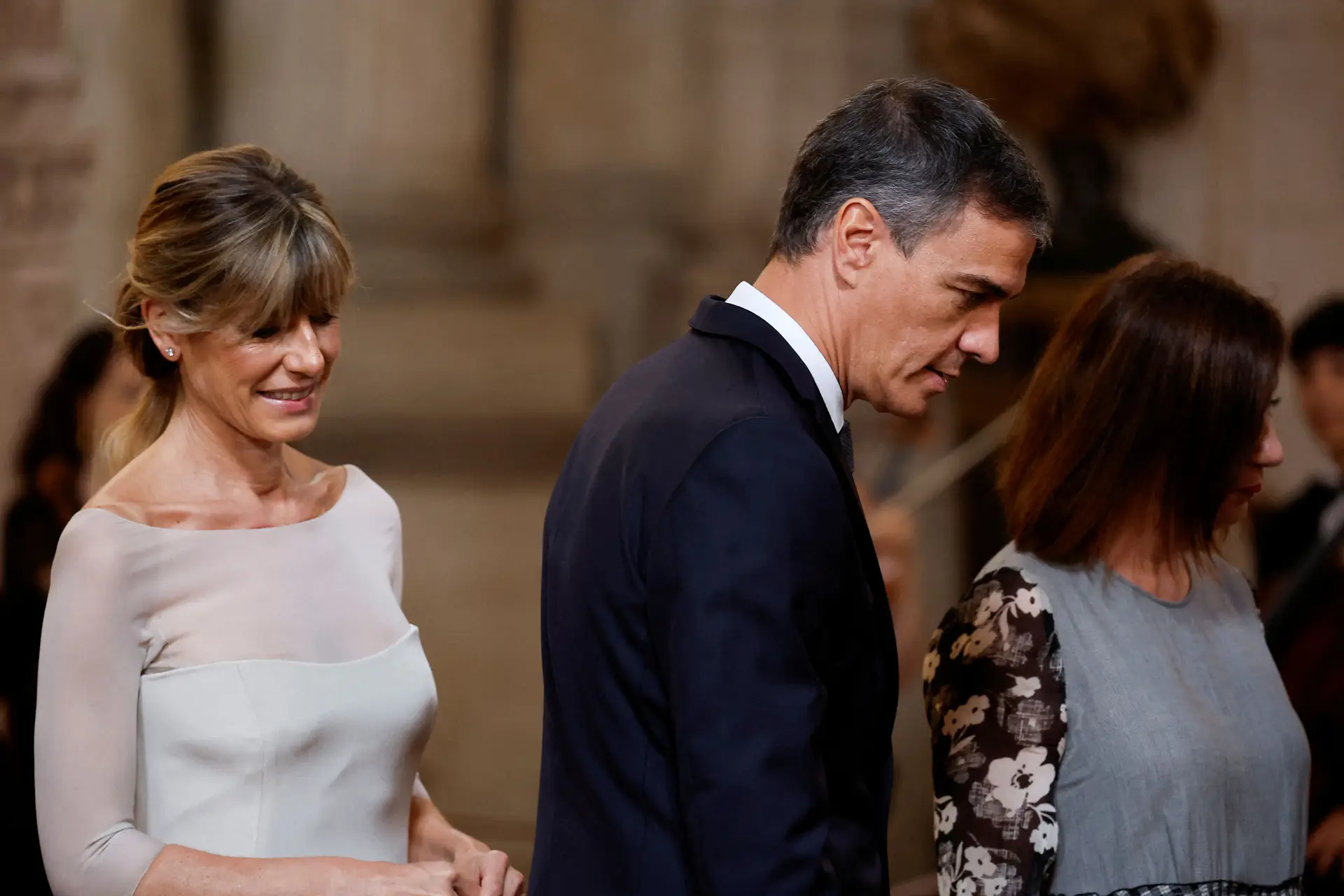 Begoña Gomez e Pedro Sánchez