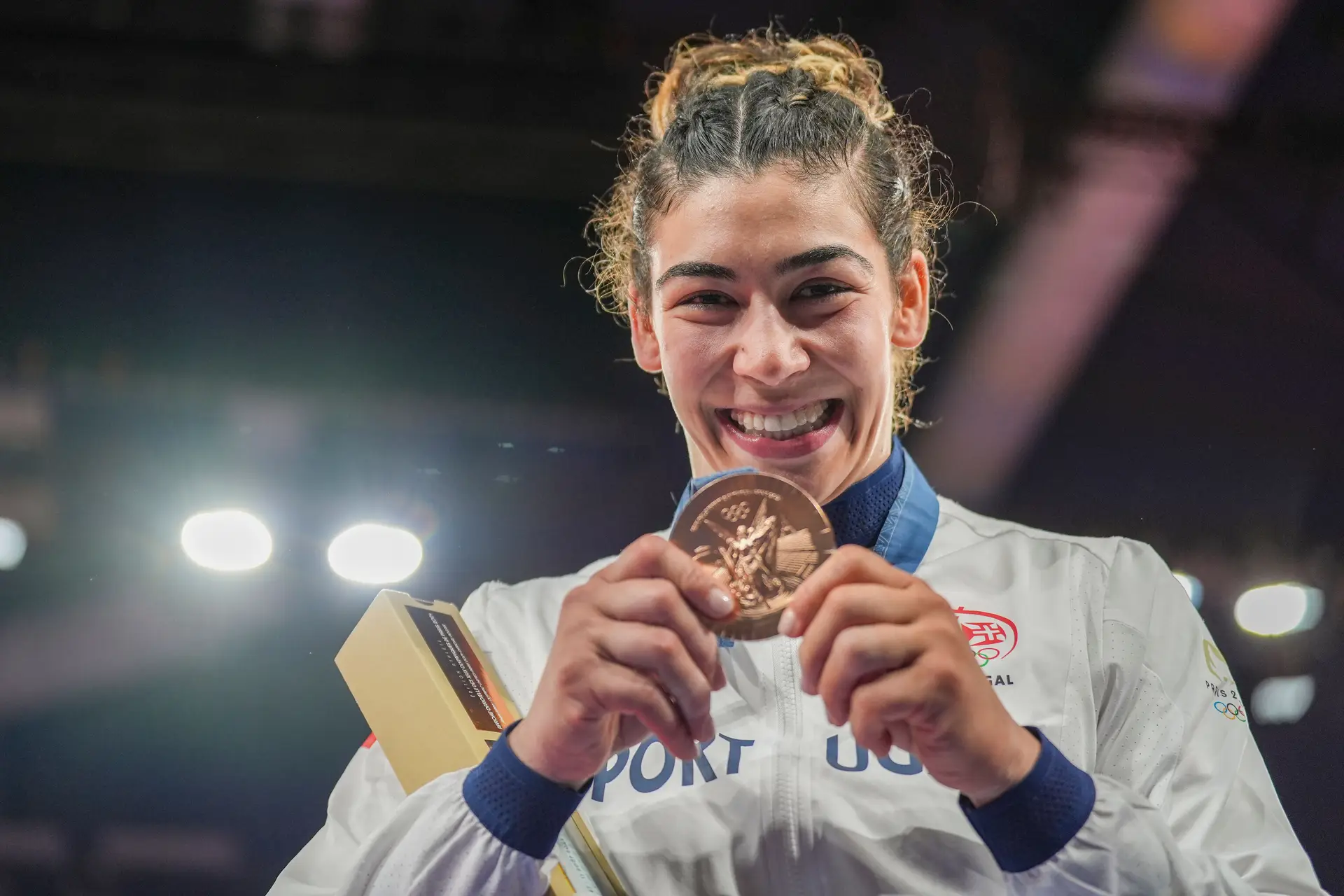 Patrícia Sampaio, a 'imparável' que deu a primeira medalha a Portugal nestes Jogos Olímpicos