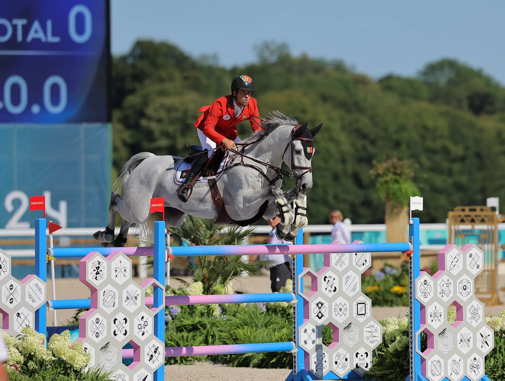 Le chevalier Duarte Seabra échoue en finale de saut d’obstacles