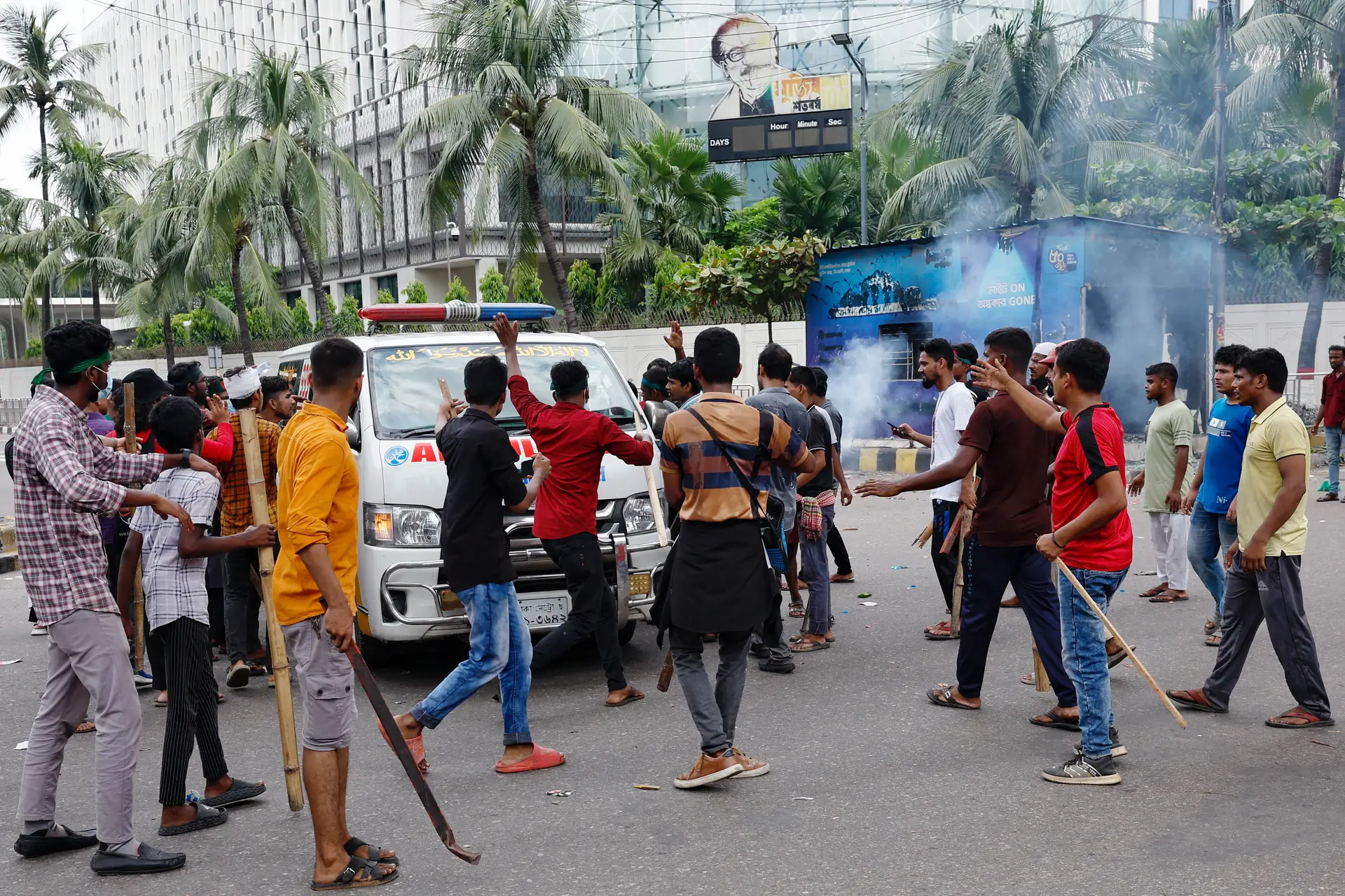 Cortado acesso à internet no Bangladesh