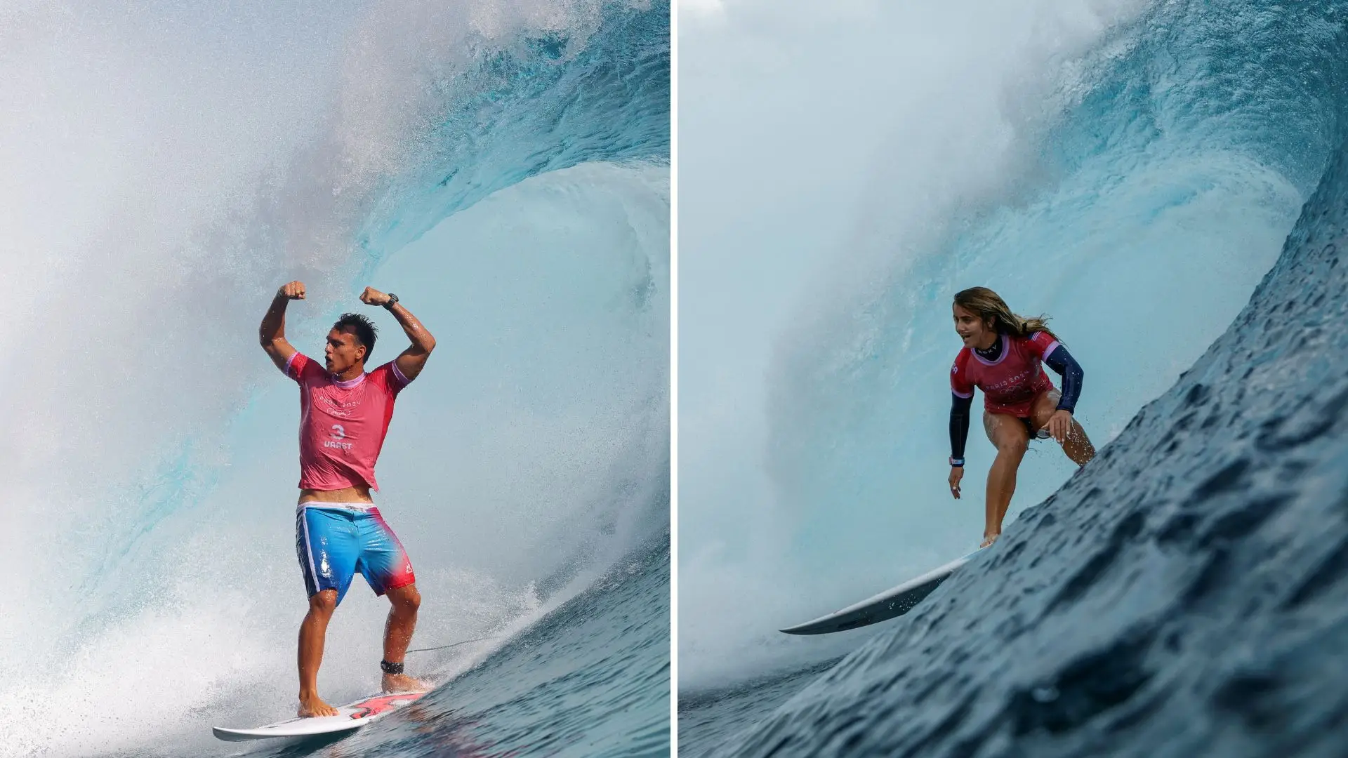 Paris2024: Kauli Vaast e Caroline Marks campeões olímpicos de surf