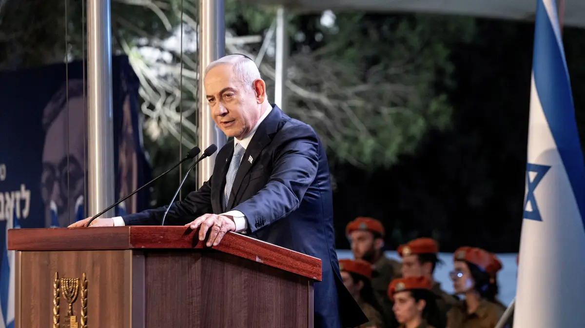 Benjamin Netanyahu, primeiro-ministro israelita.
