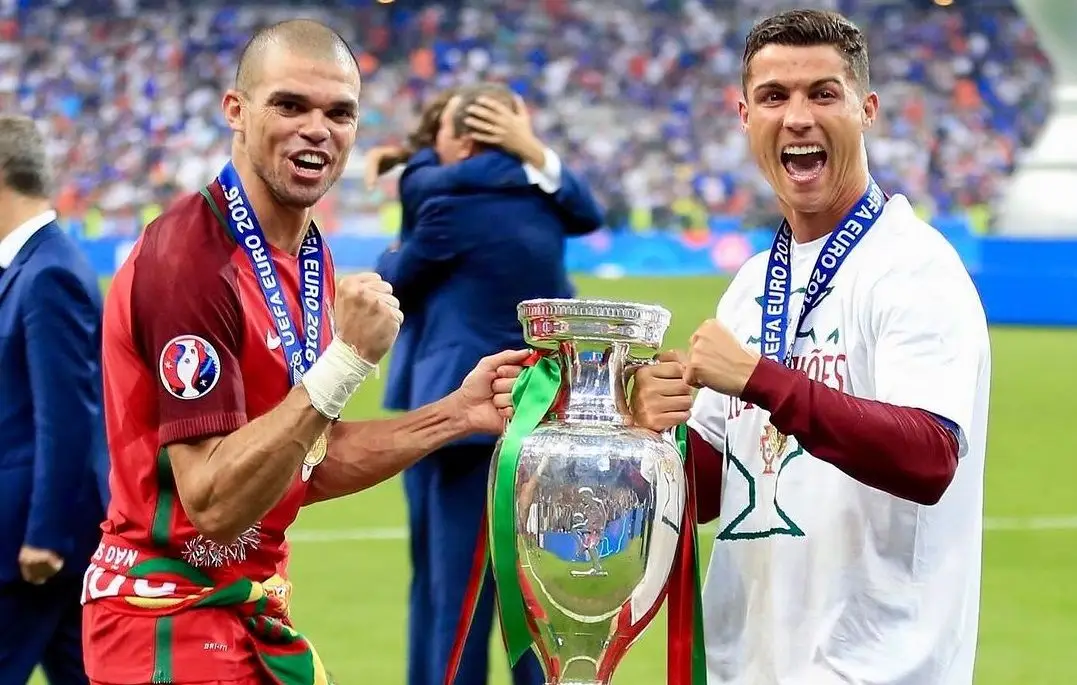 Pepe e Cristiano Ronaldo