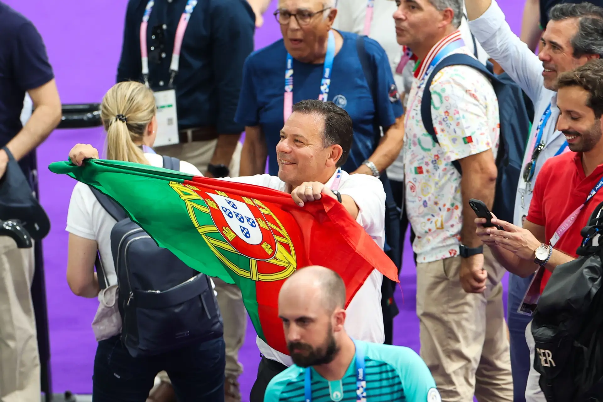 Primeiro-ministro fala em momento "emocionante" e diz ter um "grande orgulho" em Iúri Leitão e Rui Oliveira