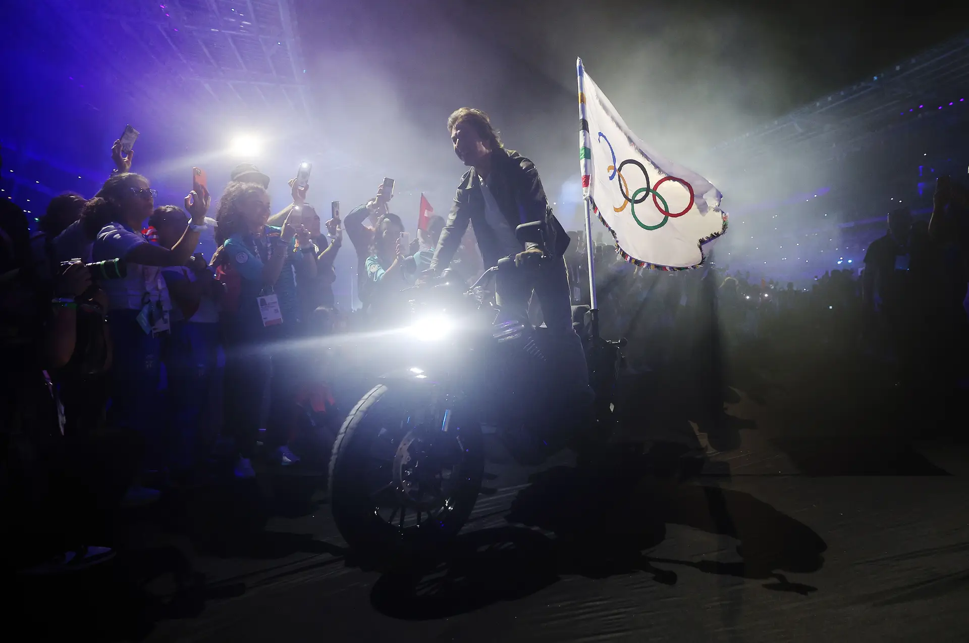 Tom Cruise attended the closing ceremony of the Paris Games, which represents 