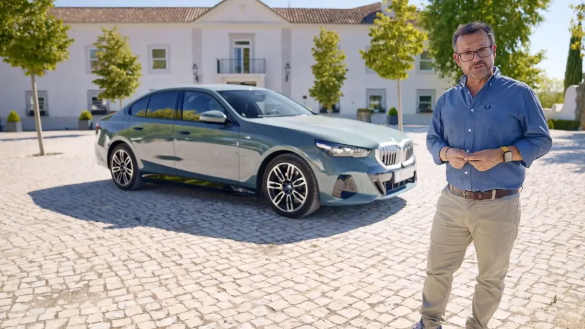 Rui Pedro Reis ao volante do BMW 530e