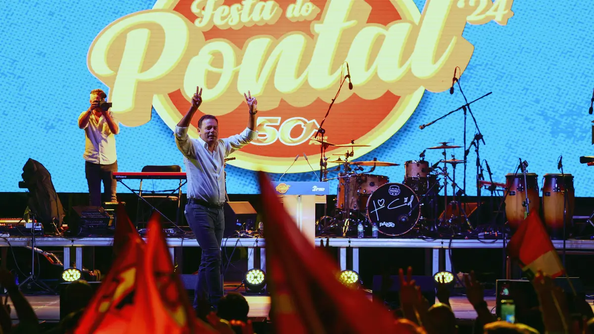 Luís Montenegro, primeiro-ministro, na Festa do Pontal