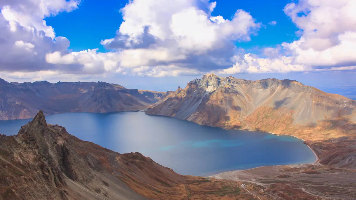 Monte Paektu, na Coreia do Norte