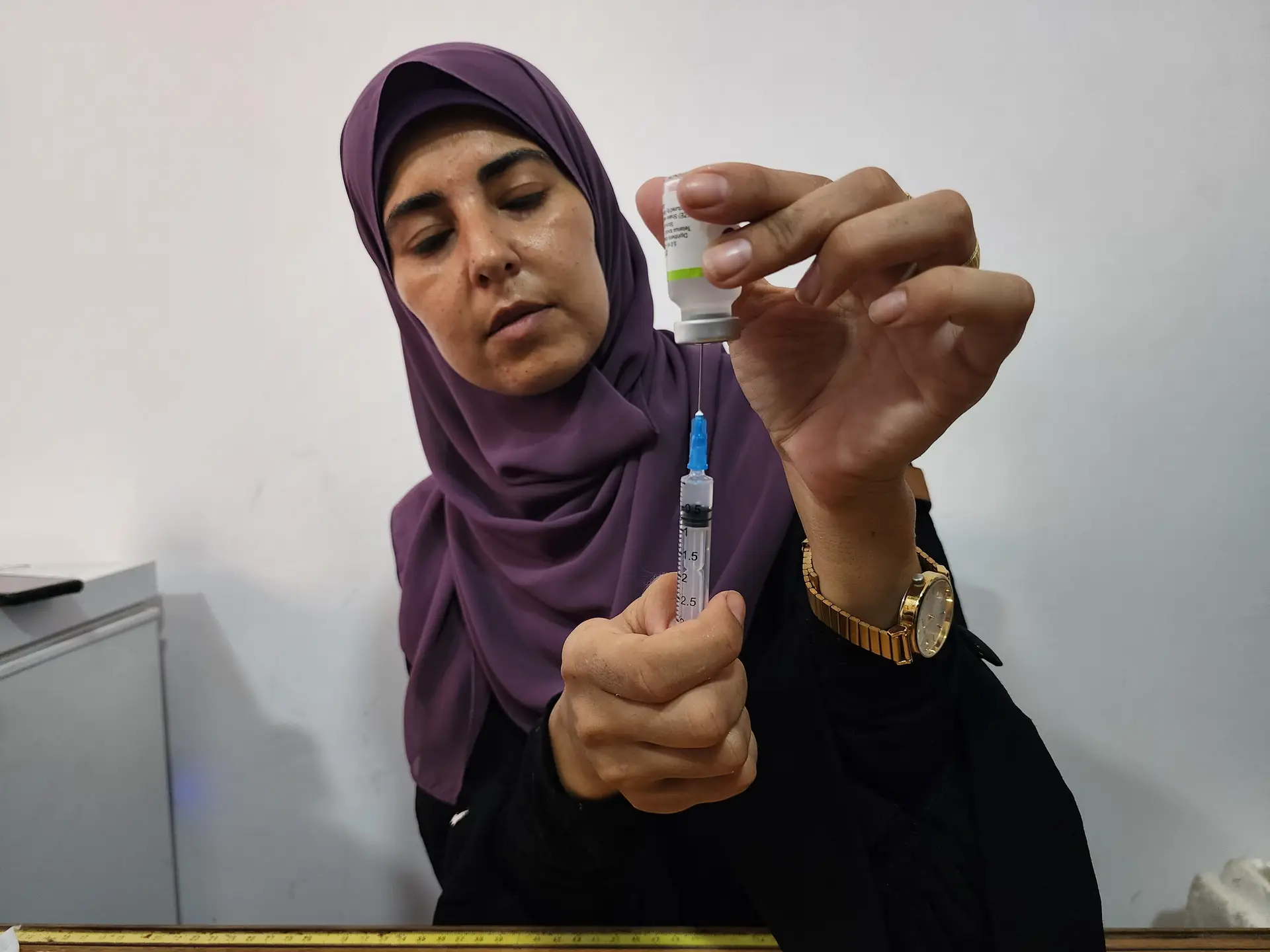Gaza recebeu 1,2 milhões de vacinas contra poliomielite infantil