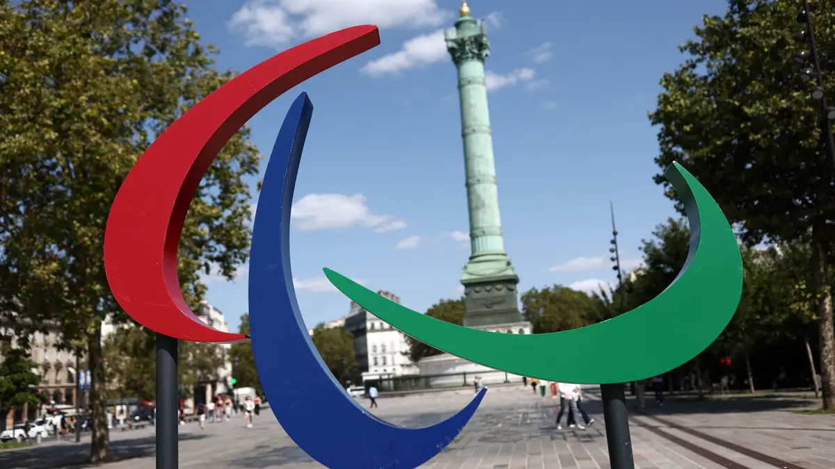 Logótipo dos Jogos Paralímpicos em Paris, França