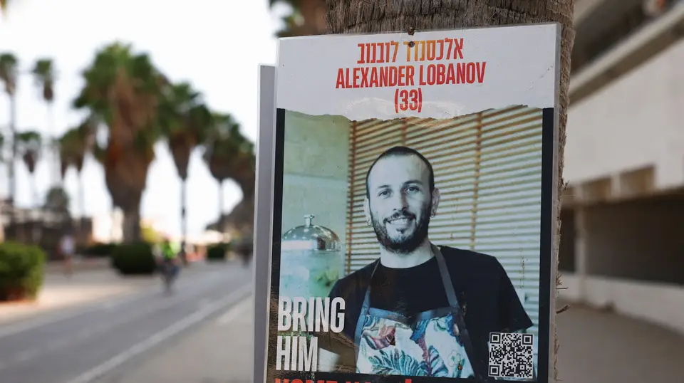Alexander Lobanov, um dos reféns encontrados por Israel