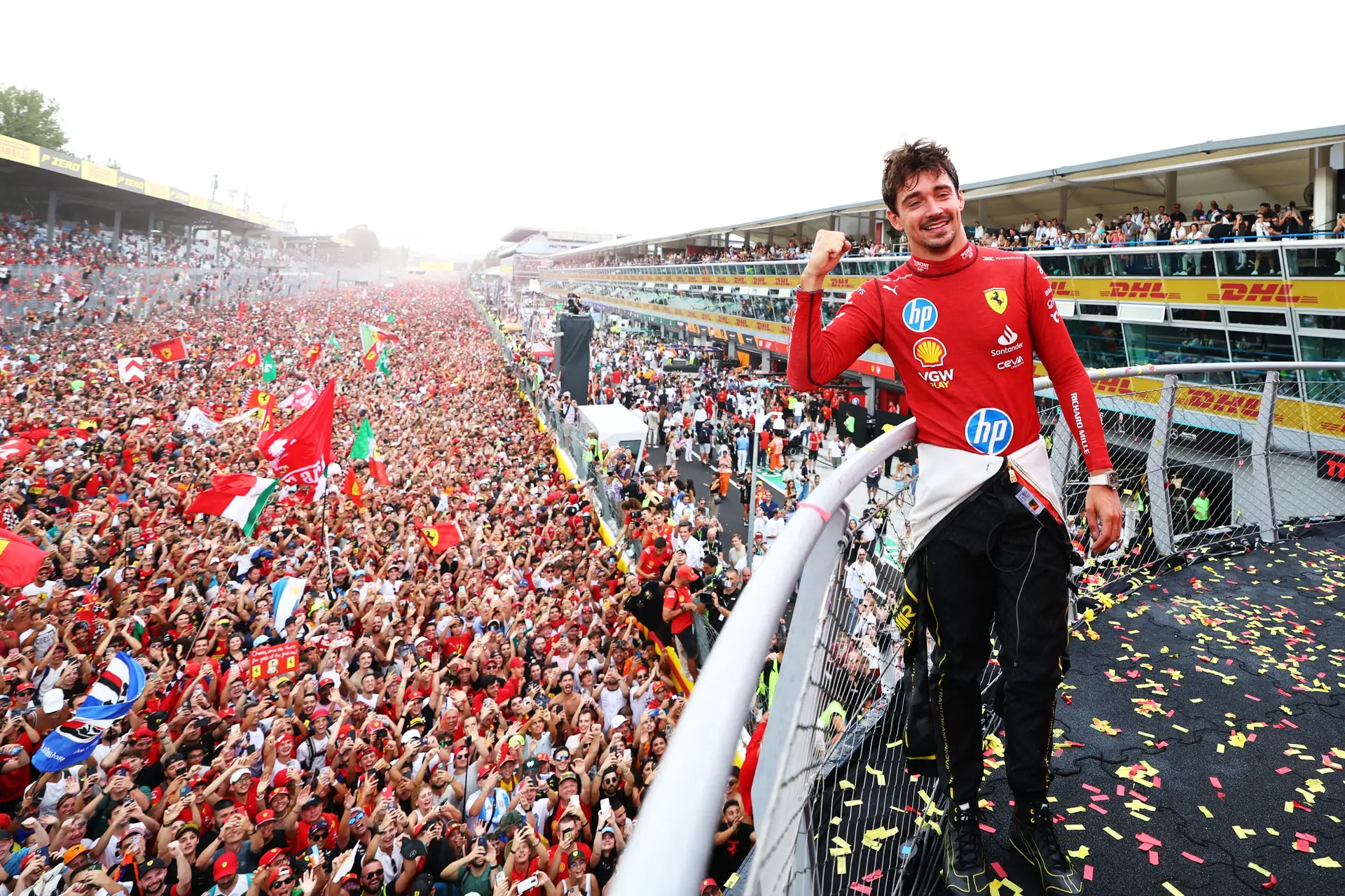 Charles Leclerc vence GP Itália e dá alegria a 80 mil fãs da Ferrari
 #ÚltimasNotícias #Portugal