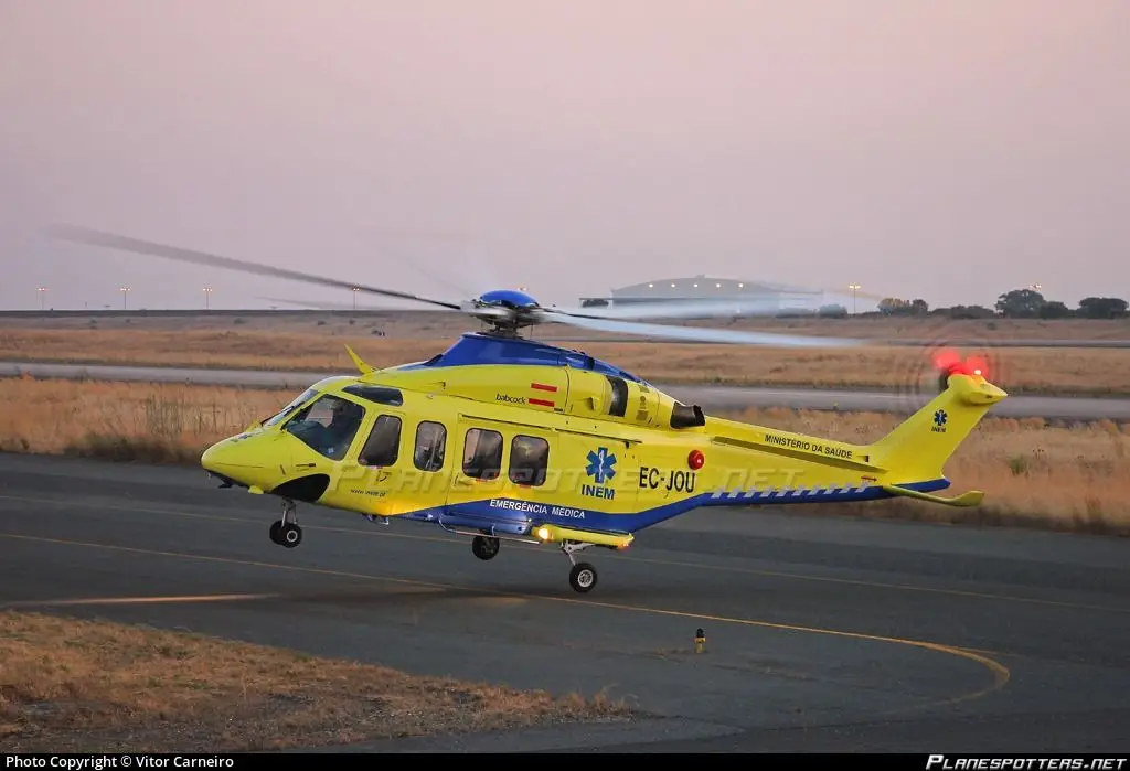 Los helicópteros INEM indican una falla financiera en la comprobación de vuelos