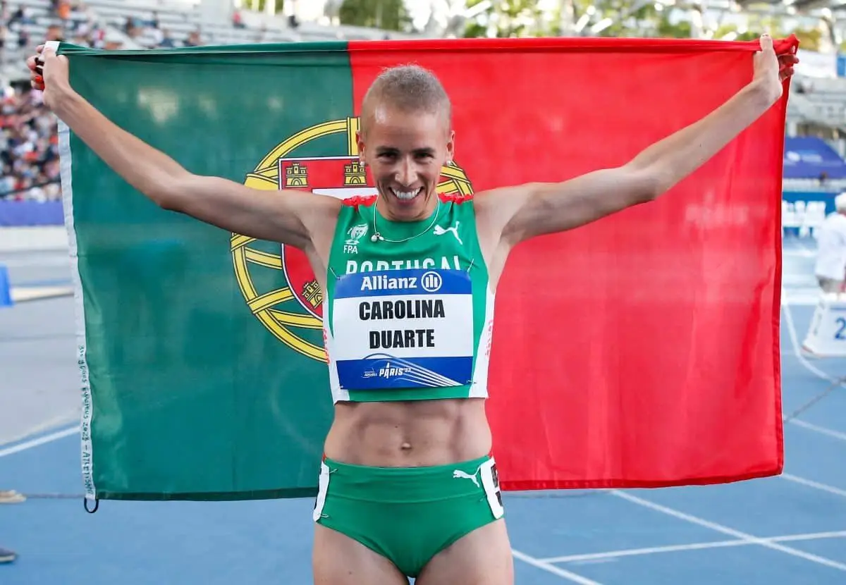 Carolina Duarte sagrou-se vice-campeã mundial de 400 metros T13 em maio