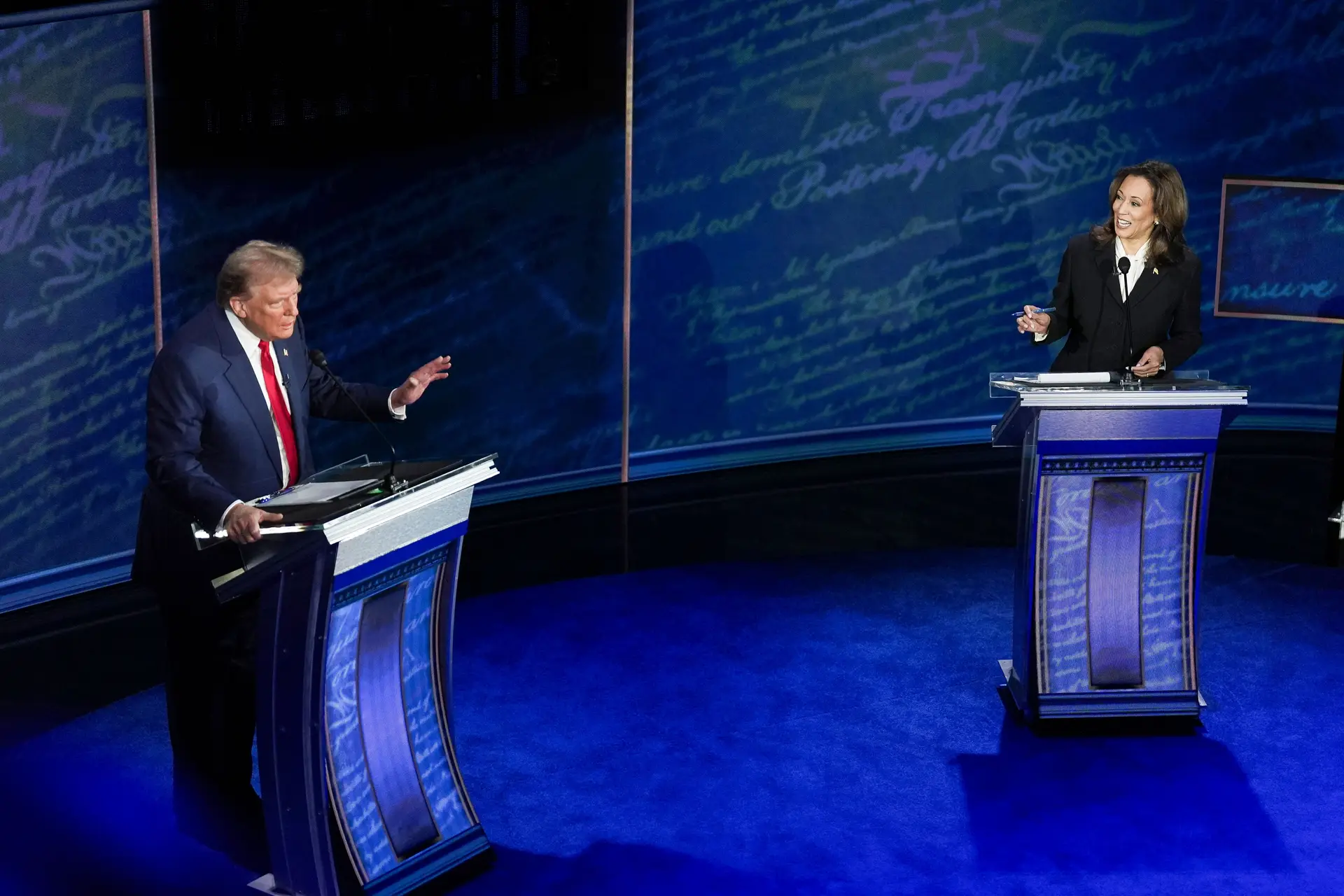 Trump acusa canal organizador de manipular debate com Harris