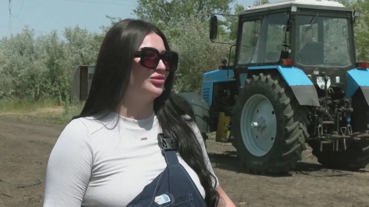 Trabalhadora ucraniana na agricultura
