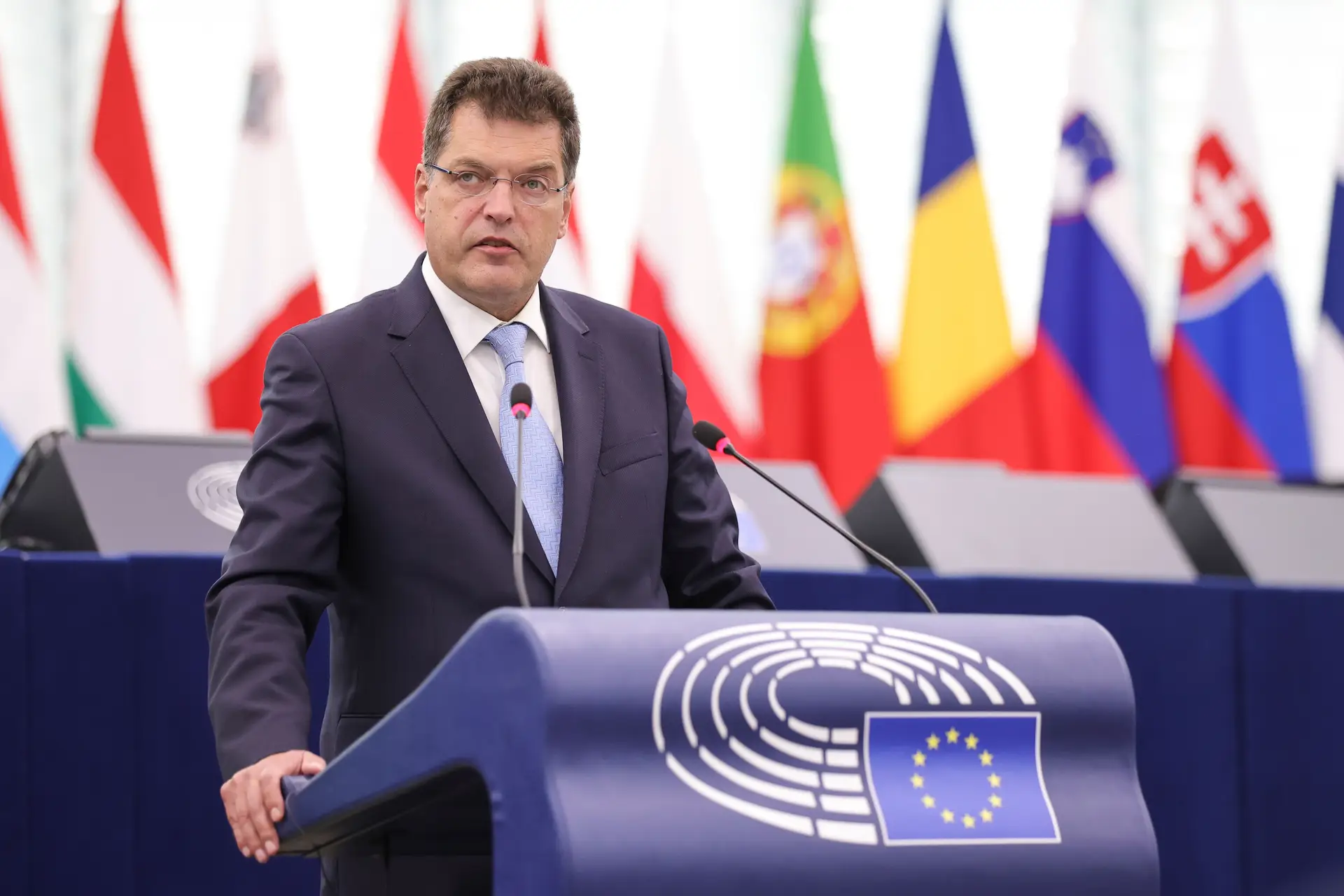 O comissário europeu para a Gestão de Crises, Janez Lenarcic