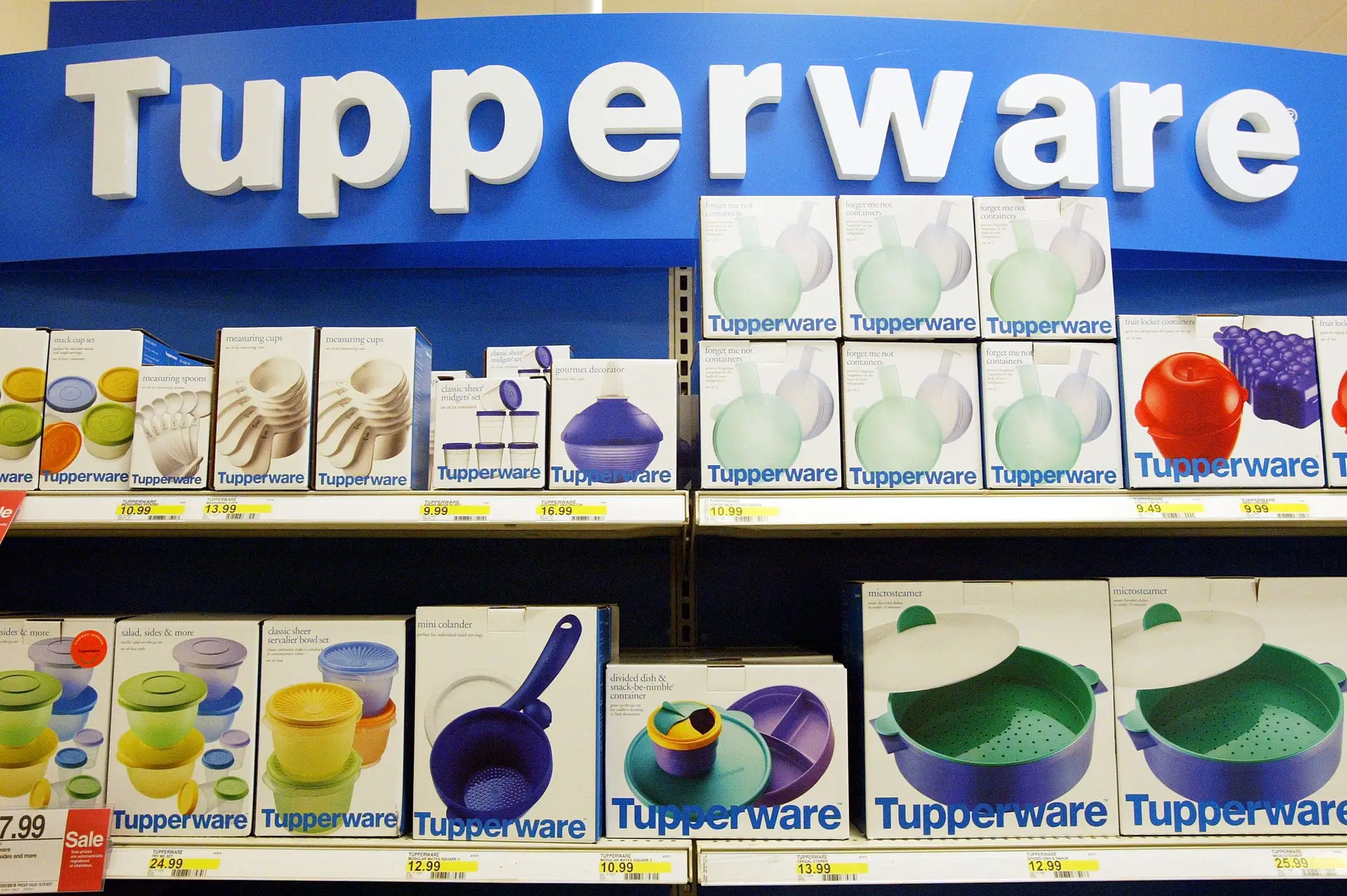 Produtos da Tupperware 