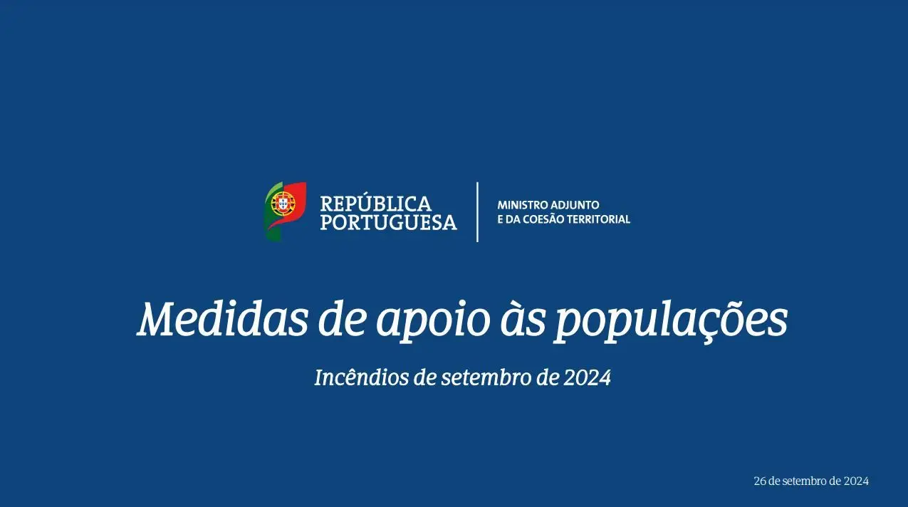 Eis as medidas de apoio às famílias e empresas afetadas pelos incêndios