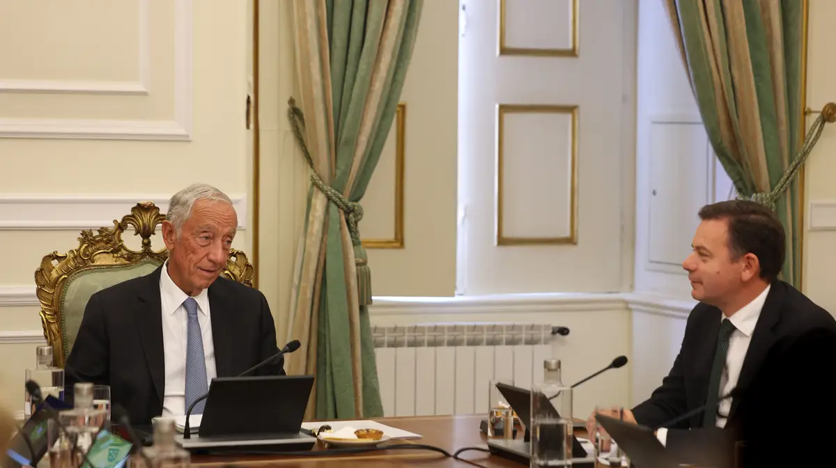 Marcelo Rebelo de Sousa e Luís Montenegro