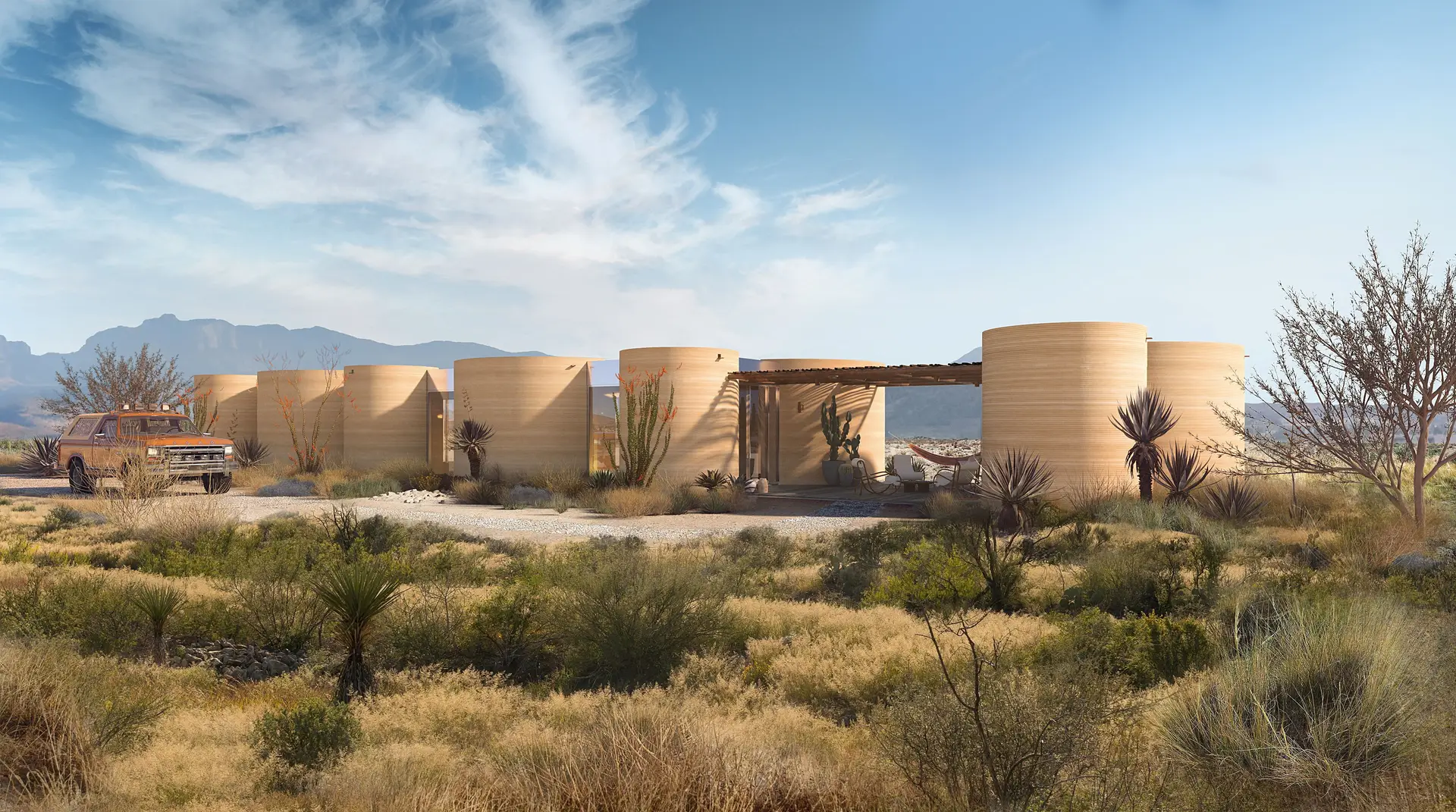 'It's a crazy way to build': The world's first 3D printed hotel takes shape in the Texas desert