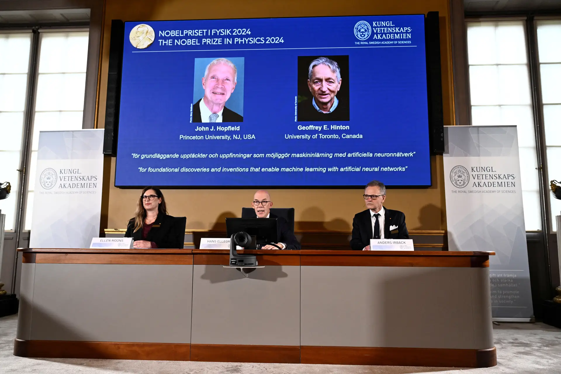 Nobel Prize in Physics 2024 Awarded to AI Pioneers John Hopfield and Geoffrey Hinton for Transformative Contributions to Machine Learning