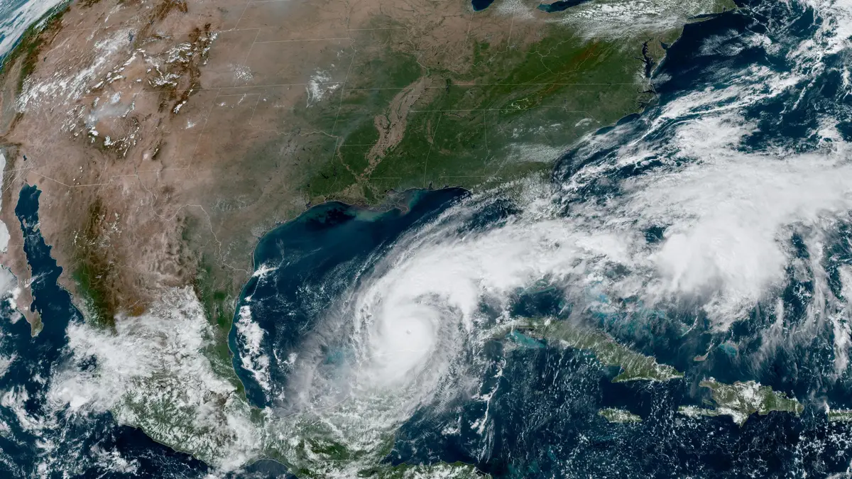 O furacão Milton atingiu a costa oeste da Florida, nos Estados Unidos, em outubro de 2024.