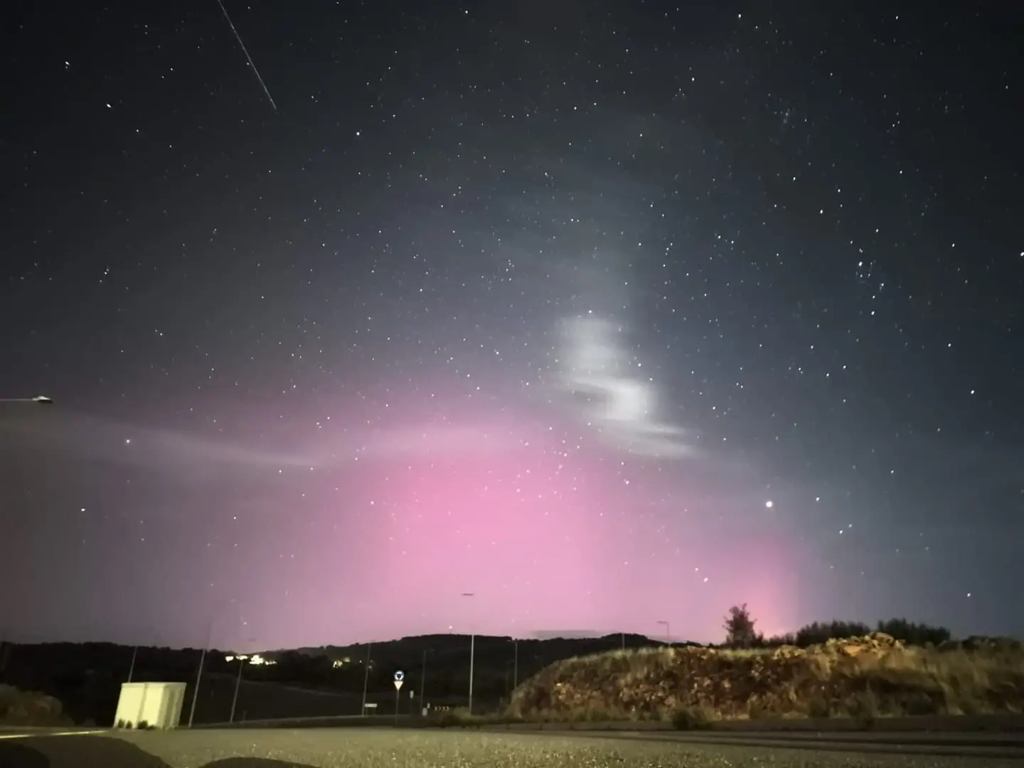 Aurora boreal portugal 2024 berty chandra