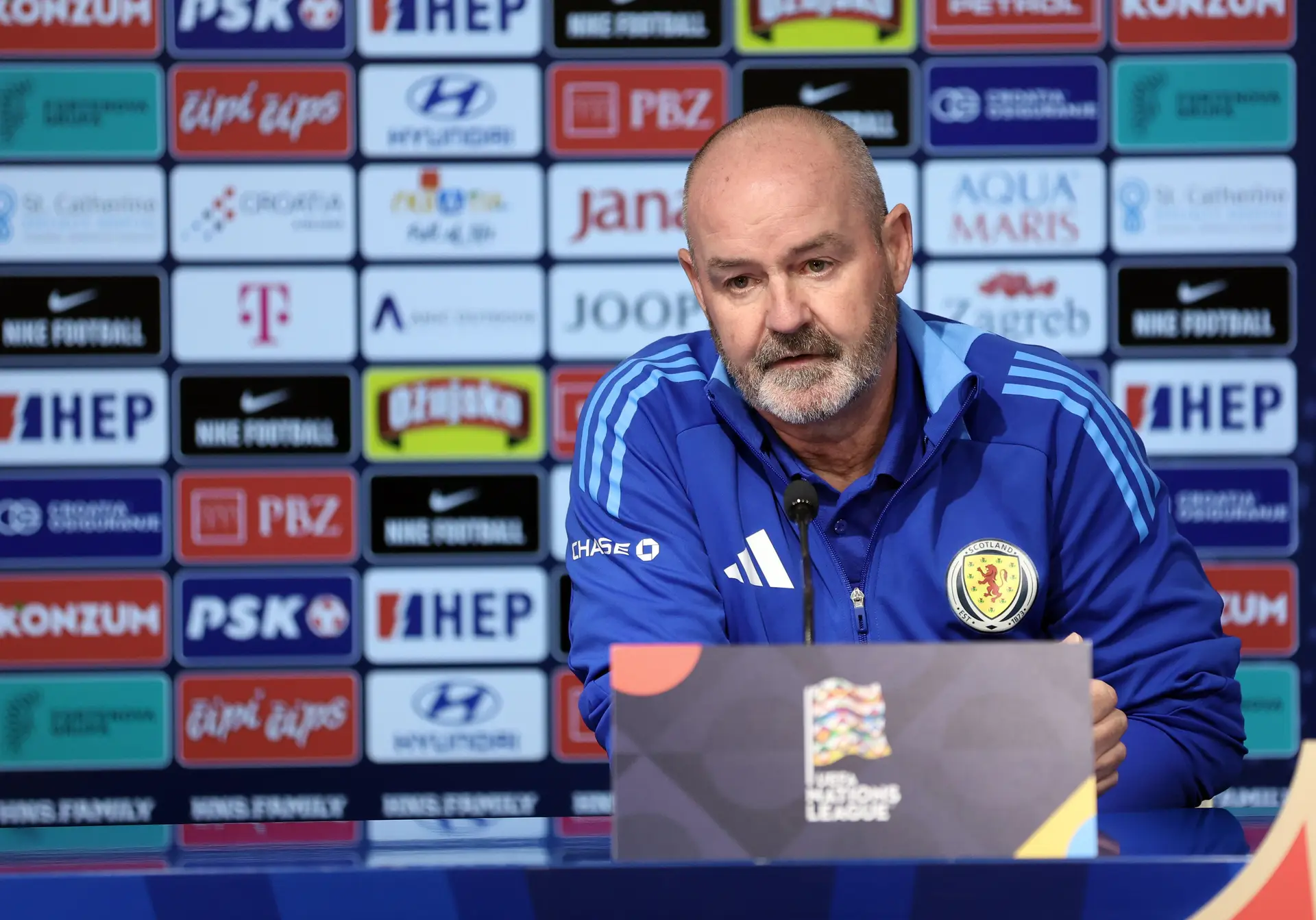 Steve Clarke, selecionador da Escócia
