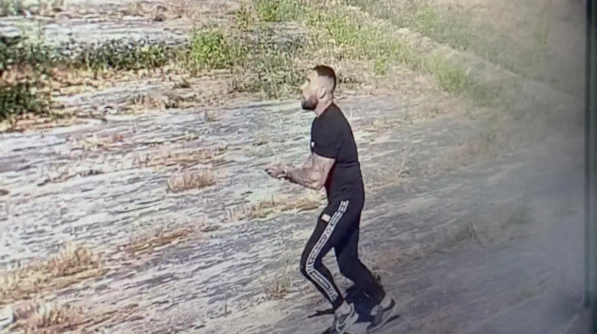 Fábio Loureiro no momento da fuga de Vale de Judeus