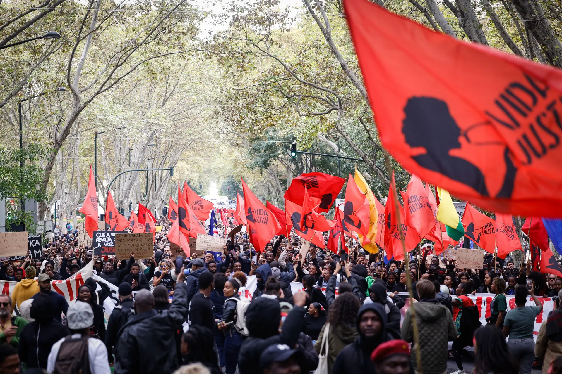 Manifestações em Lisboa após morte de Odair Moniz decorreram de forma pacífica, diz PSP