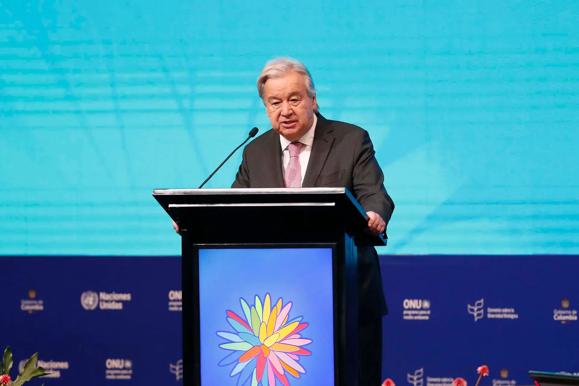 António Guterres alerta que mundo não pode dar-se ao luxo de sair da COP16 sem acordos