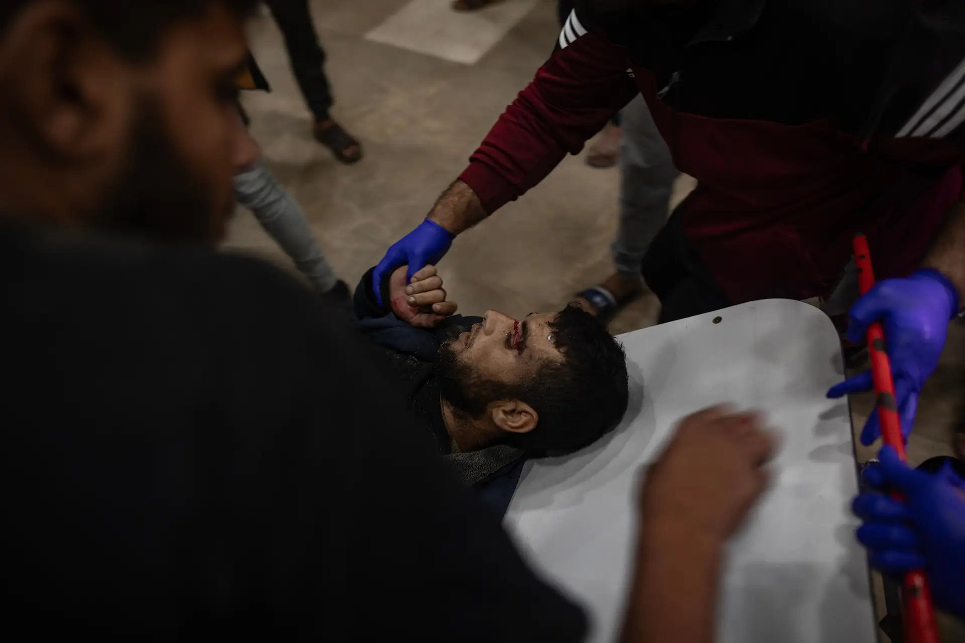 Vítima de um ataque de Israel em Gaza