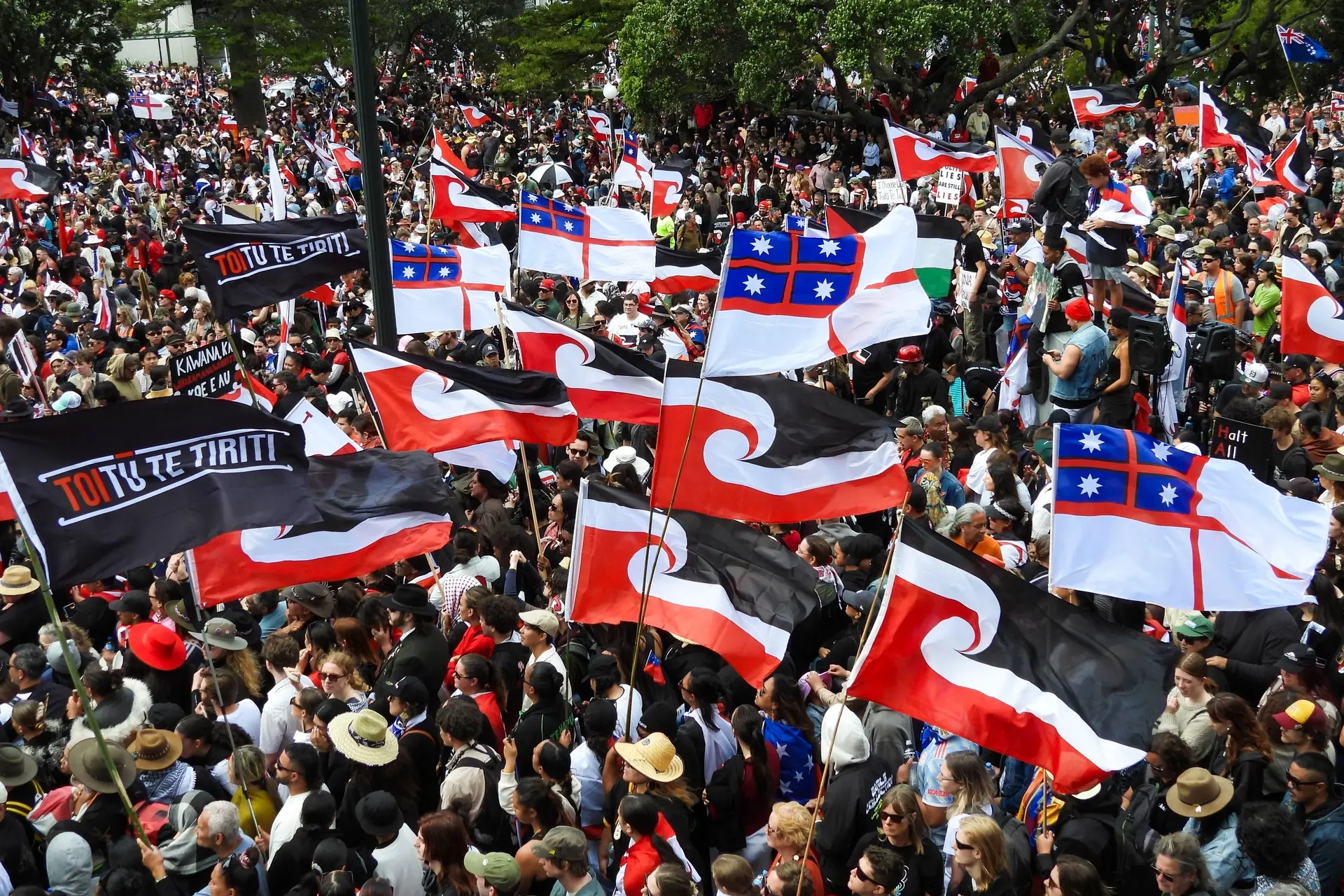 Cerca de 35 mil pessoas protestam na Nova Zelândia em apoio dos direitos maori