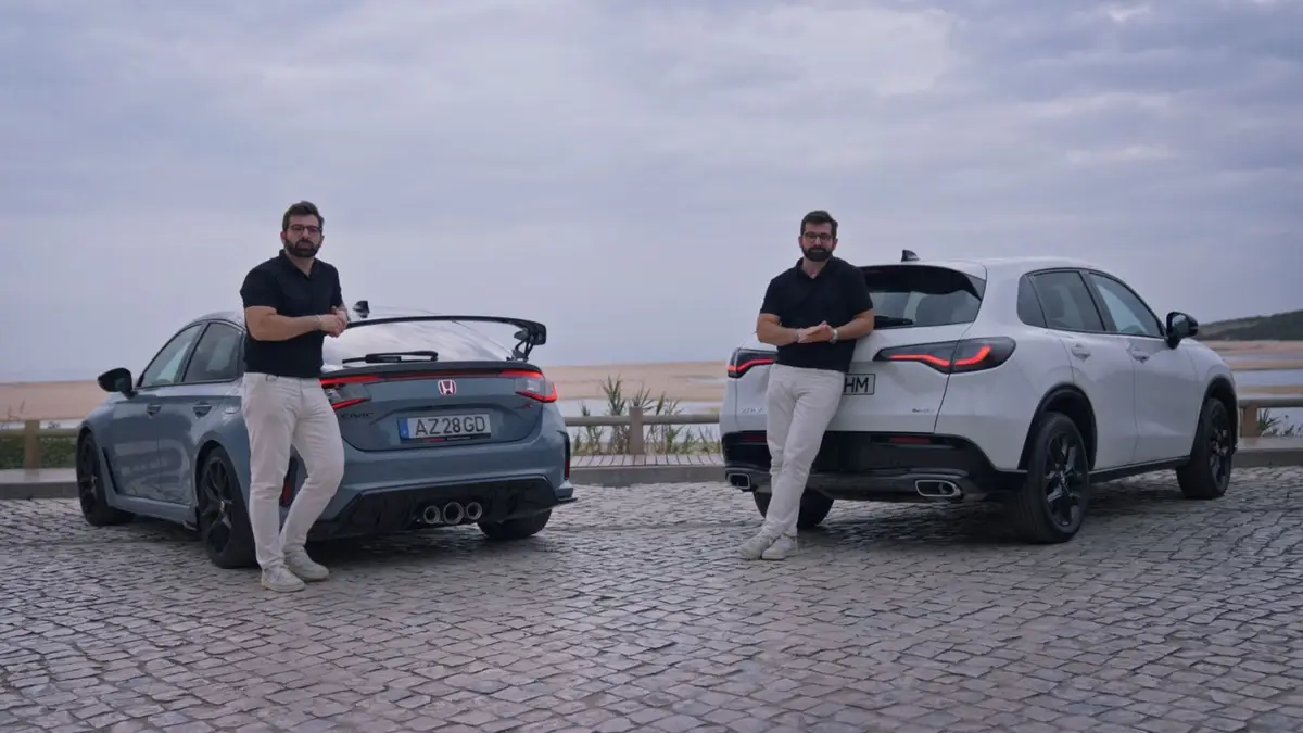 André Pacheco ao volante do Honda ZR-V e do Honda Civic Type-R