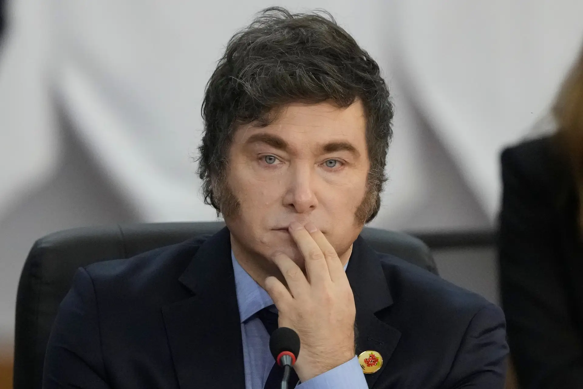 O Presidente da Argentina, Javier Milei 