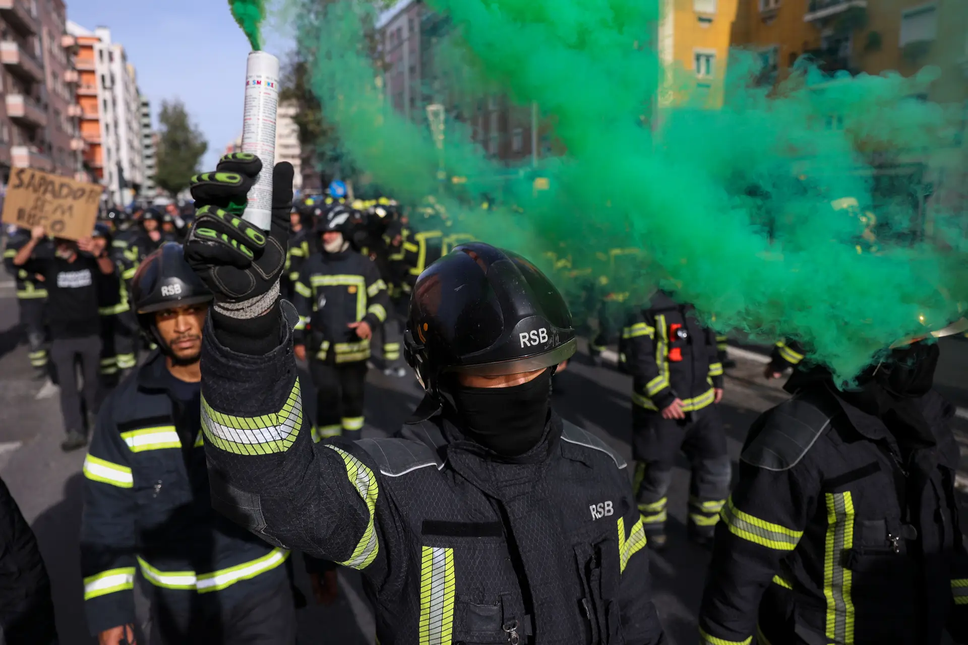 PSP vai comunicar ao Ministério Público protesto dos bombeiros sapadores