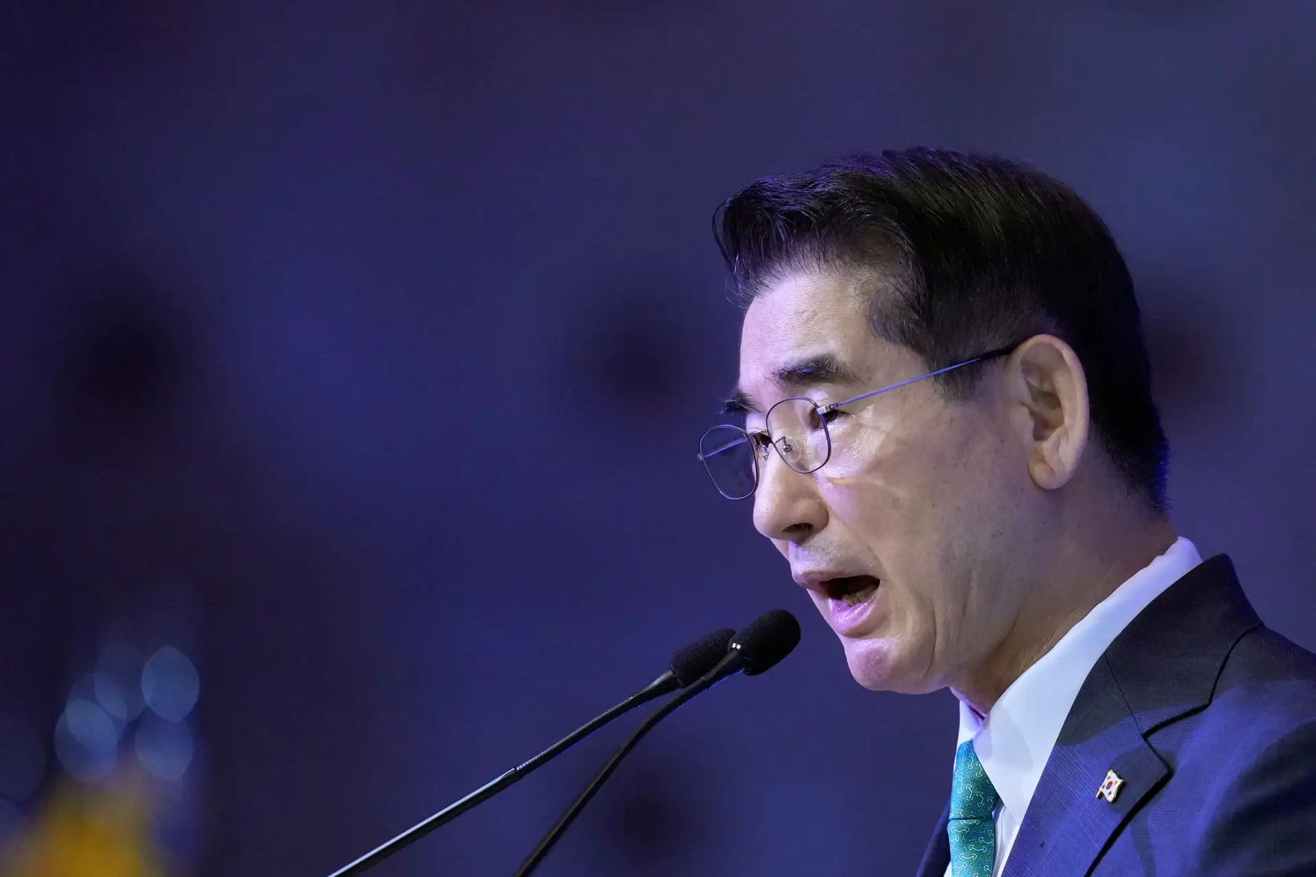 Ex-ministro da Defesa sul-coreano, Kim Yong-hyun. 
